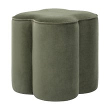 Fleur Velvet Ottoman